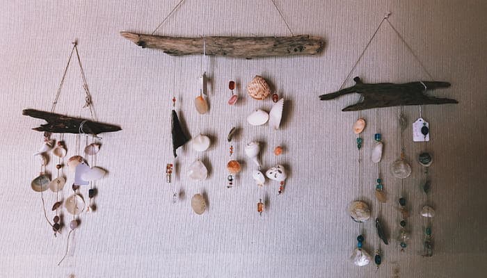 Seashell wind chimes